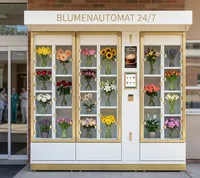 FLORA Blumenautomat mit Blumenfächern und integriertem Display - M3