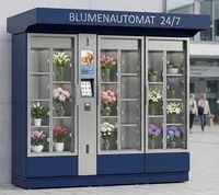 FLORA Blumenautomat mit Blumenfächern und integriertem Display - M3