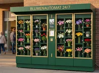FLORA Blumenautomat mit Blumenfächern und integriertem Display - M4